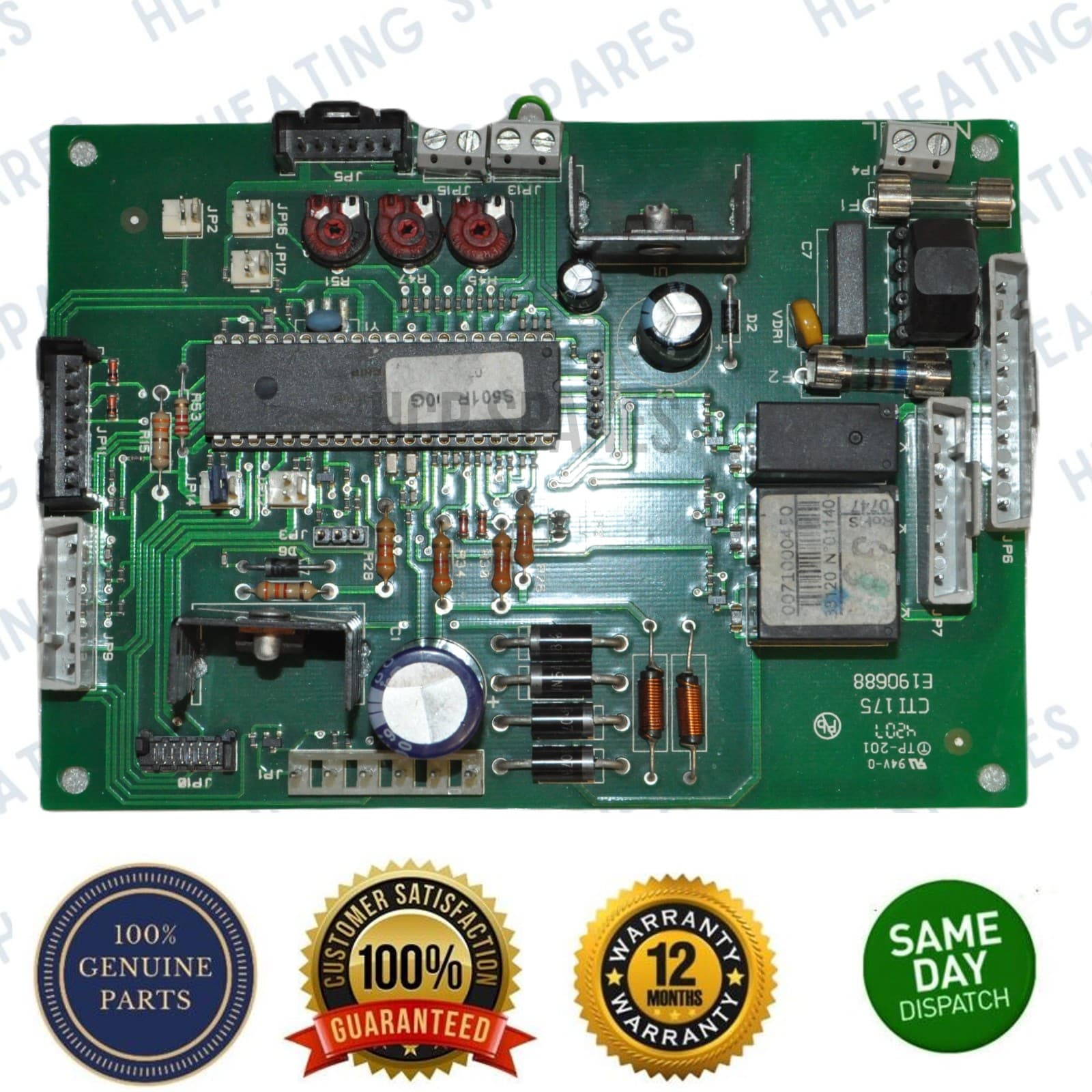 RAVENHEAT CSI 120 120N 120NT 150N 150NT BOILER PCB 0012CIR11015/0