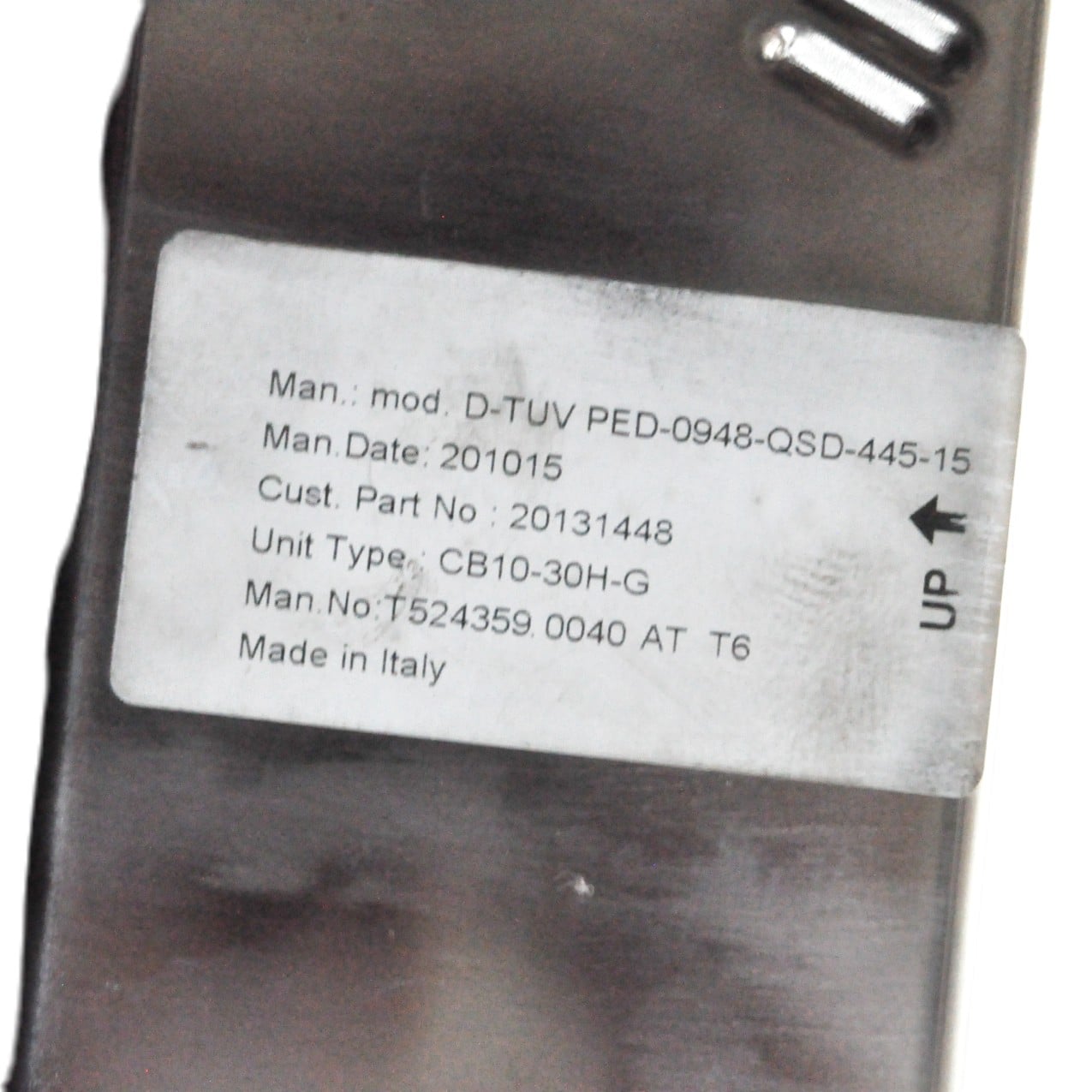 Vokera Evolve 32C 30 Plate Heat Exchanger 20132277 Details